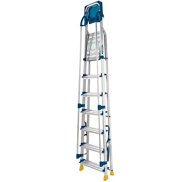 7 Tread Werner 705 Workstation Ladder Closed
