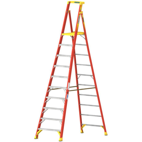 Werner Fibreglass Podium Step Ladders