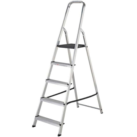 Werner High Handrail Platform Step Ladder - 5 Tread
