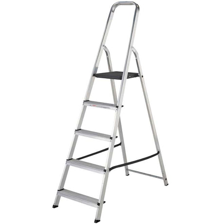 Werner High Handrail Aluminium Platform Step Ladders