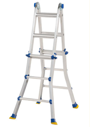 Werner Telescopic Multi-Purpose Combination Ladder - 4 x 3 - Stepladder Mode