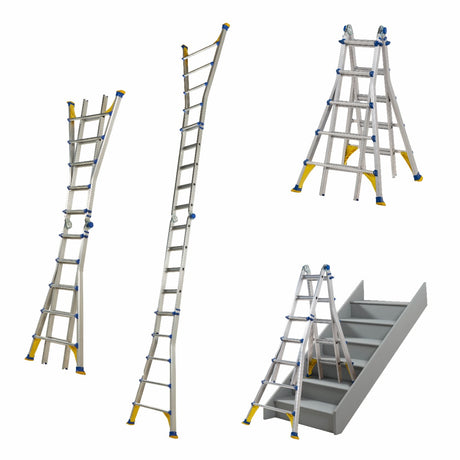 Werner 4x5 Combination Ladder - Multiple Configurations