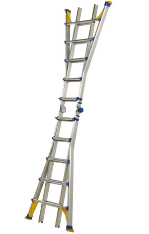 Werner Telescopic Multi-Purpose Combination Ladder - 4 x 5 Extended