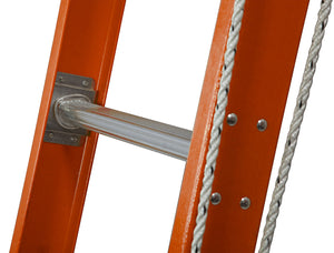 Werner Heavy Duty Fibreglass Extension Ladder - 2 x 15 Rungs