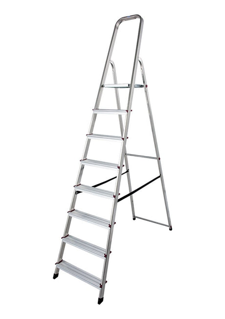 Krause Corda Aluminium EN131 Platform Step Ladder - 8 Tread