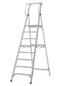 Hymer Wide Platform Step Ladder With Handrails - 8 Tread