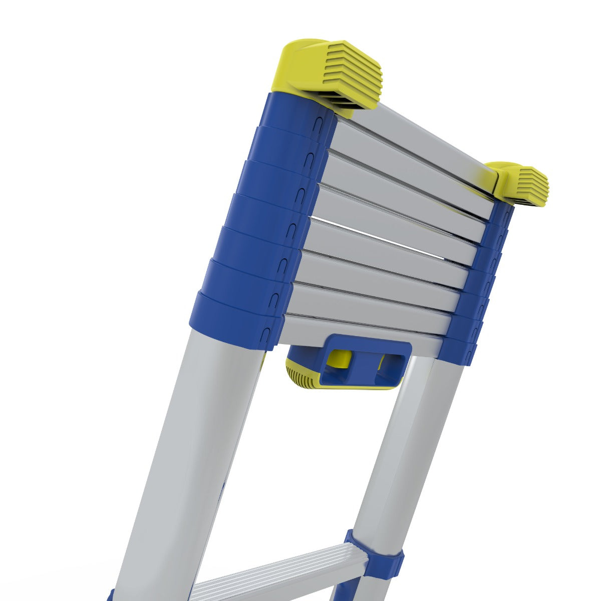Werner Soft Close Telescopic Ladder - 2.6 m - Wall bumpers
