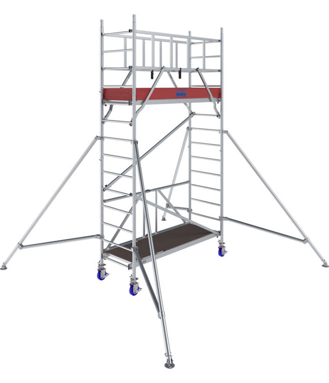 Krause Protec XS Folding AGR Mobile Scaffold Tower - 2.7 m