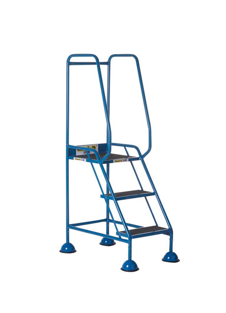 Climb It Mobile Step Blue With Anti Slip Tread - 3 Step