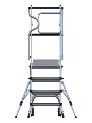 Alphadeck Podium Platform Ladder - Back View