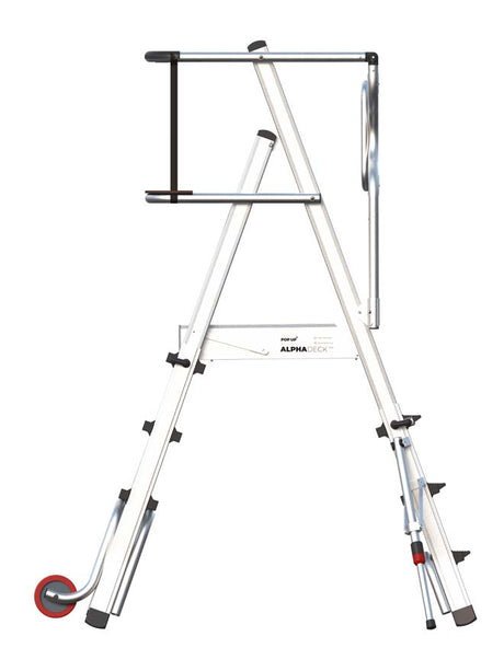 Alphadeck Podium Platform Ladder - Side On