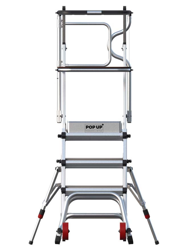 AlphaDeck 5-8 Adjustable Podium Step Ladder - 1.79 m