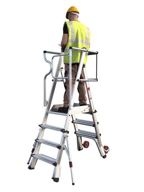 Alphadeck Podium Platform Ladder - In Use
