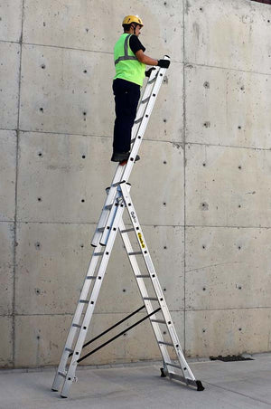 Climb It 3 Way Combination Ladder In Use