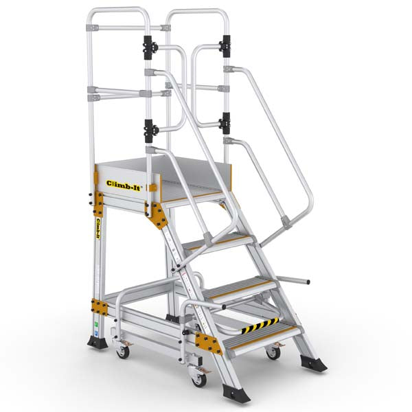 4 Tread Climb It Mobile Safety Step WIth Locking System