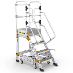 4 Tread Climb It Mobile Safety Step WIth Locking System