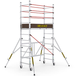Climb-It Flexi-Tower 2m Side View