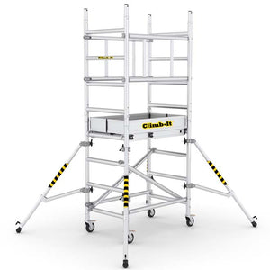 Climb-It Uni Pro Mobile Mini Scaffold Tower - 2.4m