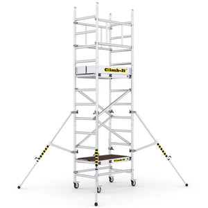 Climb-It Uni Pro Mobile Mini Scaffold Tower - 3.6m