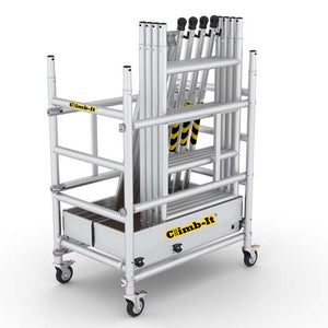 Climb-It Uni Pro Mobile Mini Scaffold Tower - 3.6m