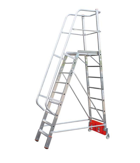 Krause Variocompact Platform Warehouse Ladder Side On