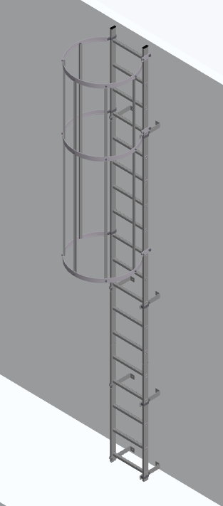 Hymer Vertical Ladder With Hatch Access