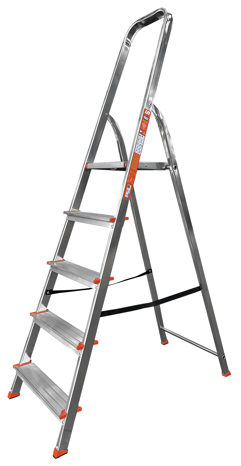 LFI Home Stepladder With 5 Treads