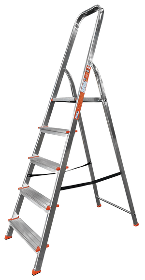 LFI Home Stepladder With 5 Treads