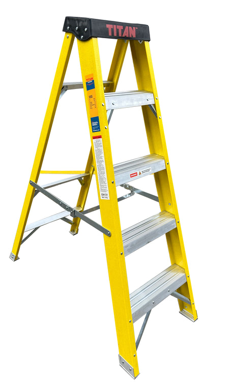 Titan Swingback Step Ladder - 5 Tread