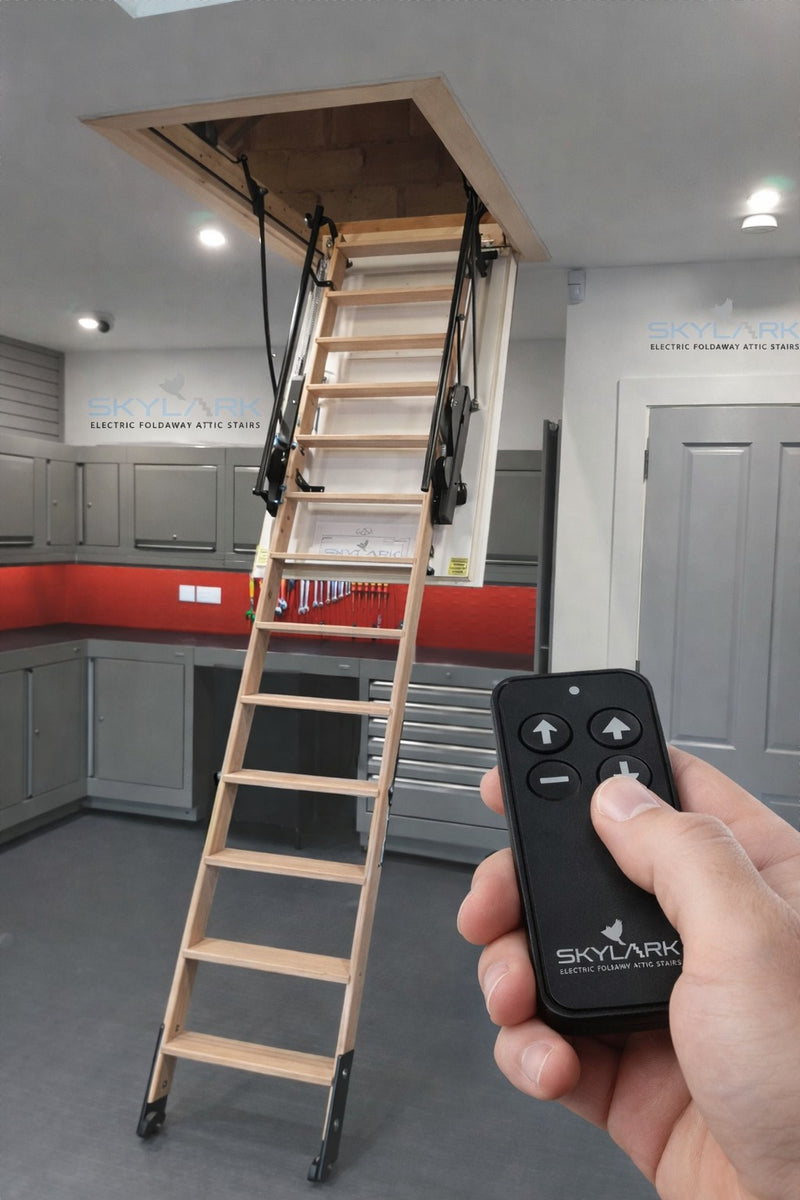 Skylark Electric Loft Ladder Upto 2.5m | SKY25 – Ladderstore