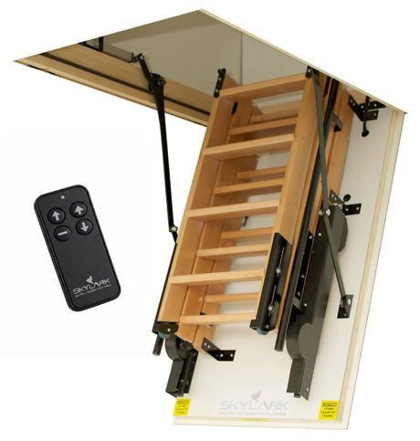 Skylark Semi Automatic Loft Ladder WIth Remote