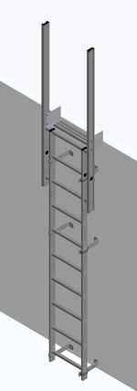 Hymer Fixed Vertical Ladders With Optional Walkthrough - Up to 1.96 m