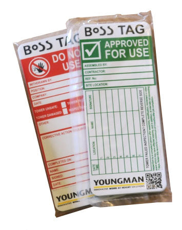 BoSS TAG Tower Inspection Recording System - Inserts (Single)