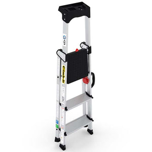 Climb It Professional Stepladder - 3 Tread Closed