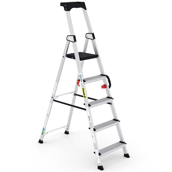 Climb It Professional Step Ladder- 5 Tread