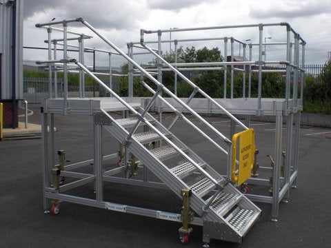 Bespoke Maintenance Access Platform In Aluminium & GRP