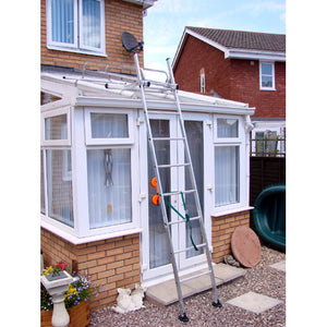 Heavy Duty Compact Conservatory Access Ladder for Cleaning & Maintenance