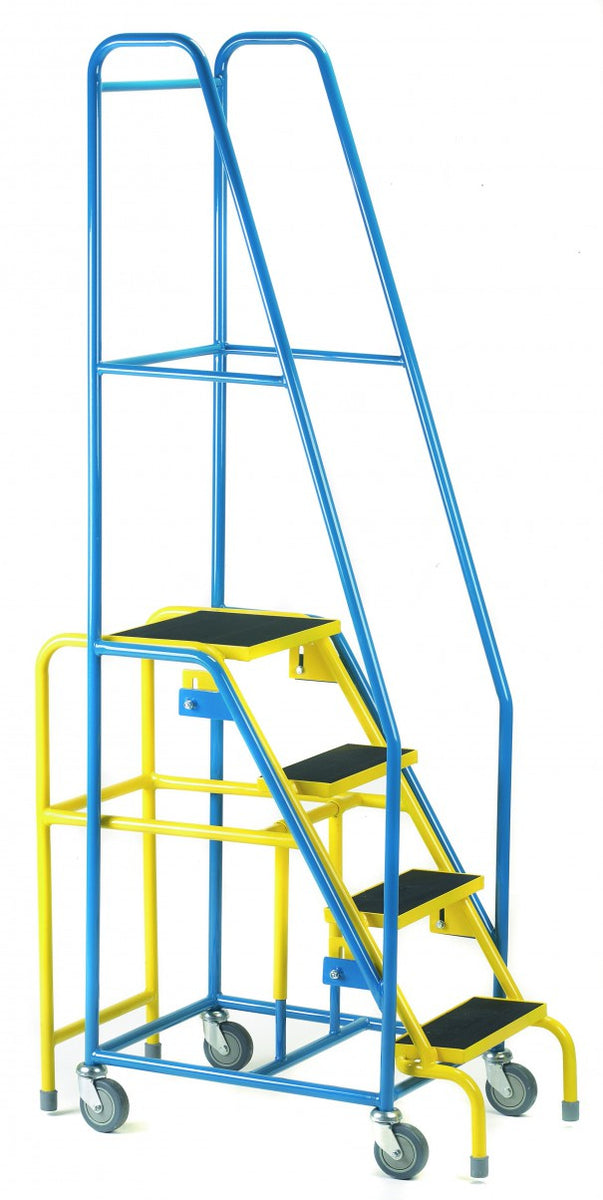 3 Tread Duplex Weight Reactive Mobile Warehouse Steps – Ladderstore UK