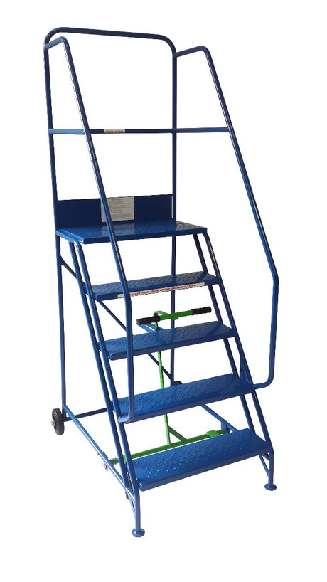 Klime-ezee Extra Wide Mobile Warehouse Step - 5 Tread