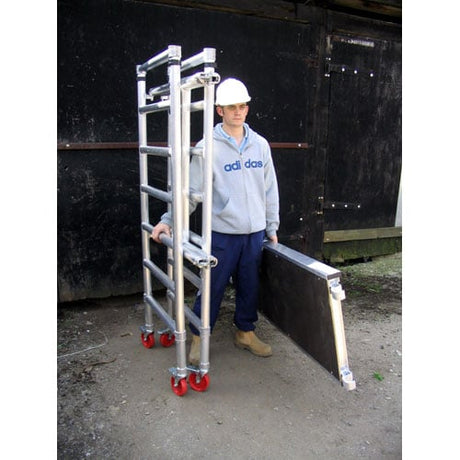 Heavy Duty Folding Tower with Adjustable Platform to 1.9m