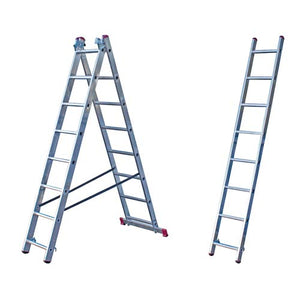 Krause Corda 5 Way Combination Ladder - 3 x 8 Rung - pole ladder