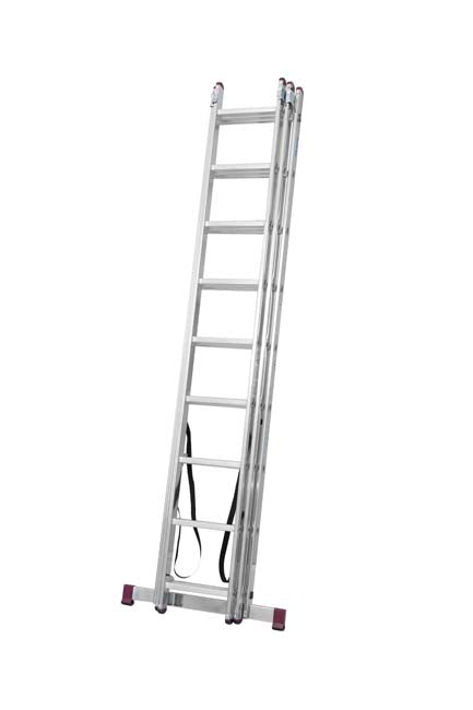 Krause Corda 5 Way Combination Ladder - 3 x 9 Rung - closed up