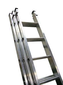 Lyte EN131 Professional Heavy Duty 3 Section Extension Ladder - 3 x 15