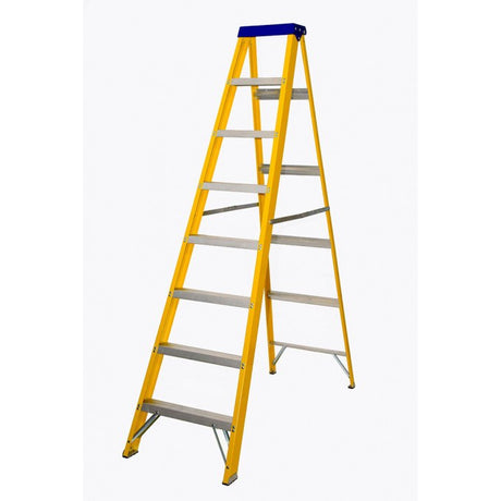 Lyte EN131 Professional Glassfibre Swingback Stepladder - 5 Tread