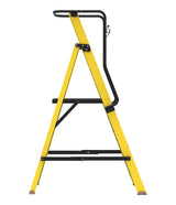 GRP Protect Enclosed Platform Step Ladder Side View