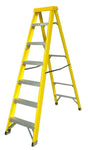 Zarges EN131 Professional GRP Swingback Step Ladders - 7 Tread