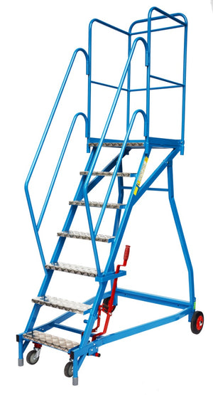 Heavy Duty Elite Mobile Warehouse Steps
