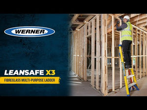 Werner Leansafe X3 Fibreglass Multi-Purpose Combination Ladder