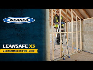 Werner Leansafe X3 Aluminium Multi-Purpose Combination Ladder