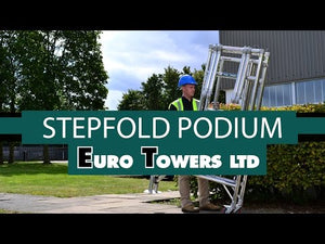 Stepfold BS8620 Certified Adjustable Podium - 1 to 1.2 m Platform Height